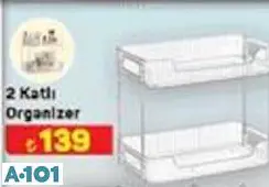 2 KATLI ORGANİZER 2 KATLI ORGANİZER